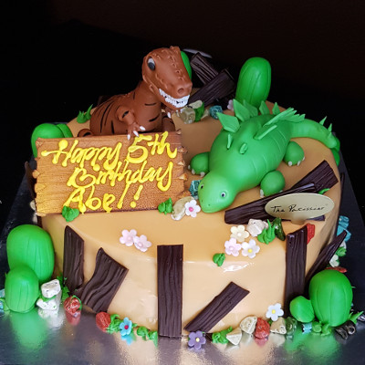 Dino-rific Cake