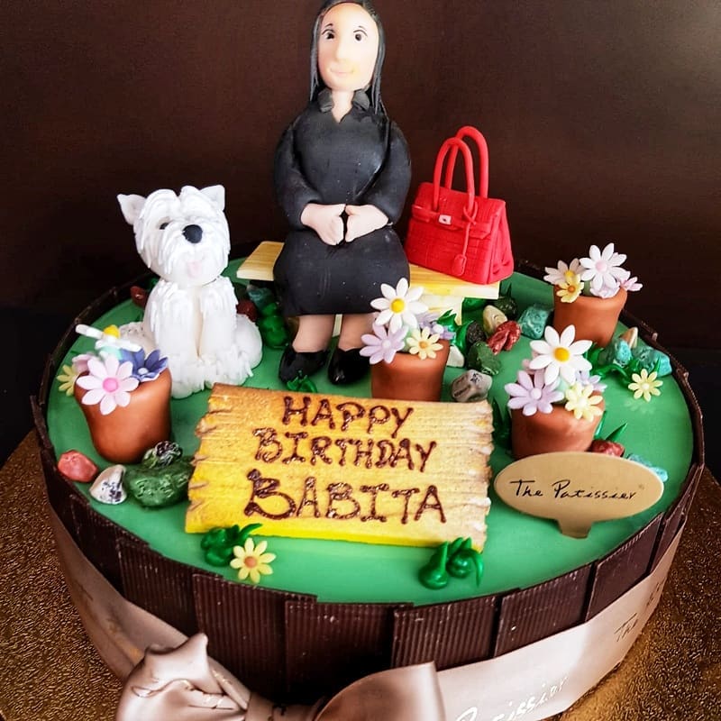 Lady and Pooch Cake