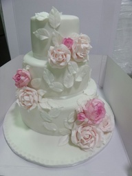 Wedding - Cake - Rosy Love