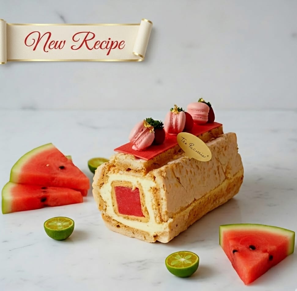 Watermelon Meringue Roulade 