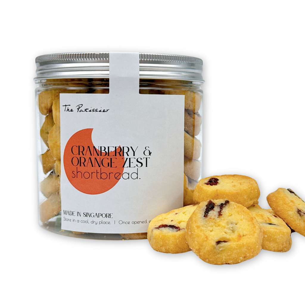 Cranberry & Orange Zest Shortbread