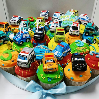 Cupcakes - Toy Cars