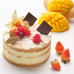 Passion Fruit Meringue (with fruits in the cake) 8 Inches + Trio Cookies Set