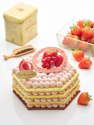 Strawberry Sensation Cake 500g + Single Bottle Cookies