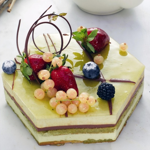 *Matcha Bavarian