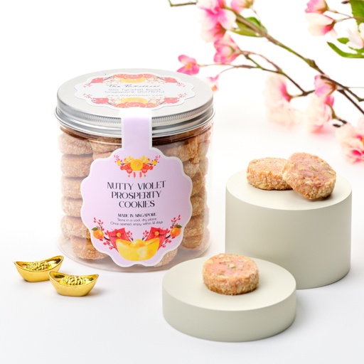 Nutty Violet Prosperity Cookies