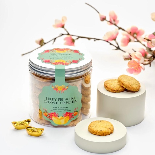Lucky Pistachio Coconut Crunchies