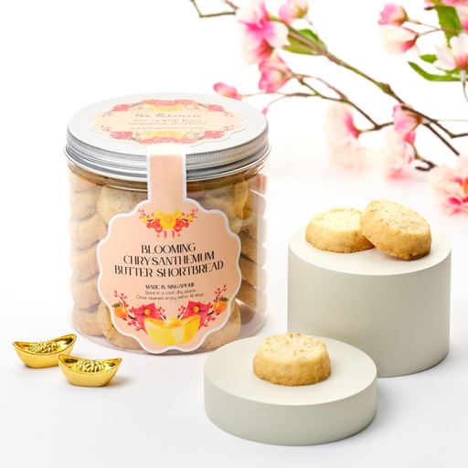 Blooming Chrysanthemum Butter Shortbread